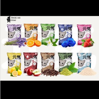 Cát vệ sinh chó mèo genki 5 lít