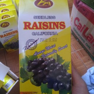 Nho khô đen 150g hộp đỏ