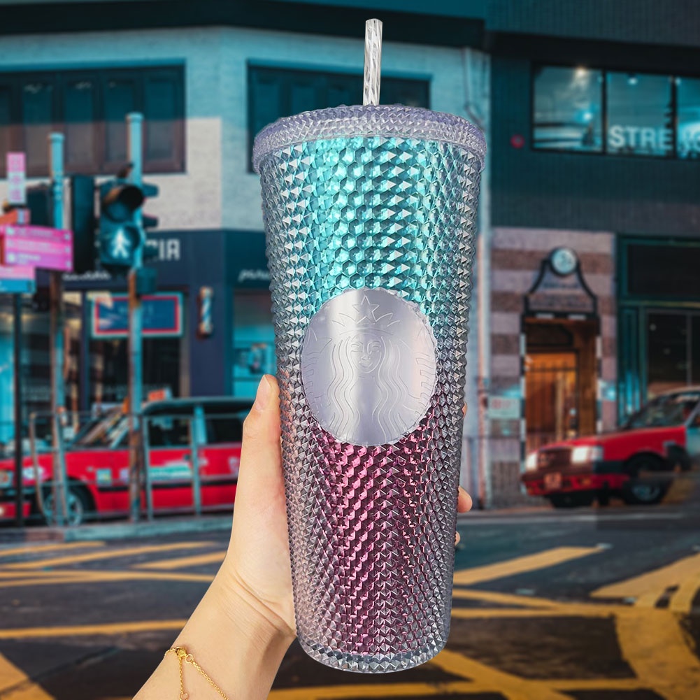 New Starbucks Tái Sử Dụng Starbucks Lạnh Cup Tumbler Rơm Cup Ins Phong Cách ULIFE