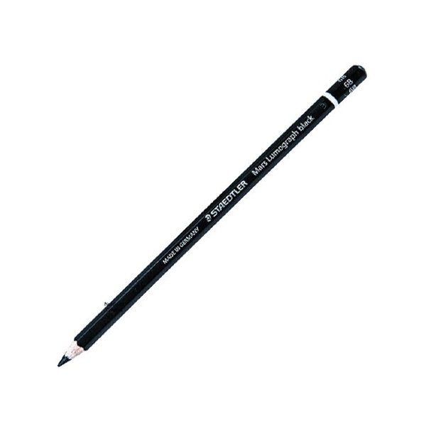 Bút Chì Gỗ 6B Staedtler Mars Lumograph 100B-6B - Thân Đen