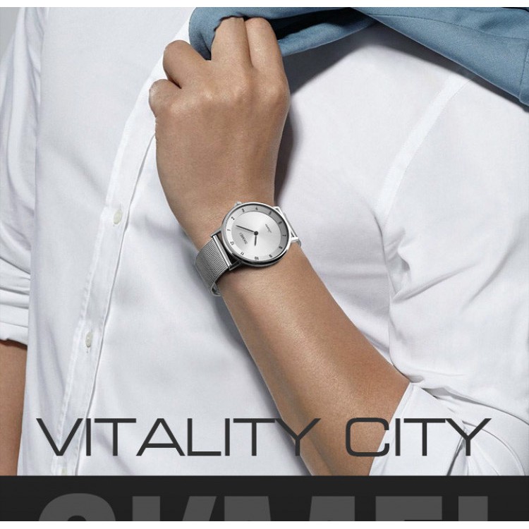 Đồng hồ thời trang nam SKMEI 1264 (dây khớp thép không rỉ, chạy kim, chống nước tiêu chuẩn)