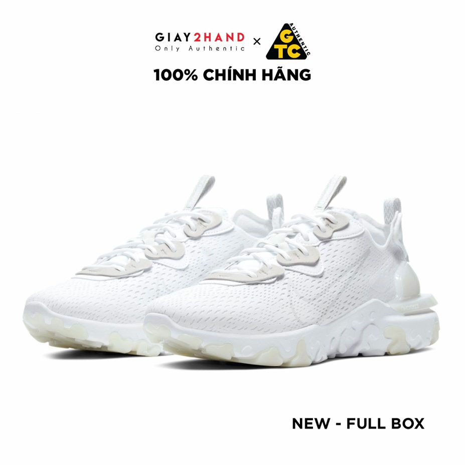 [AUTHENTIC 100%] Giày Chạy Bộ NIKE REACT VISION D/MS/X WHITE Chính Hãng