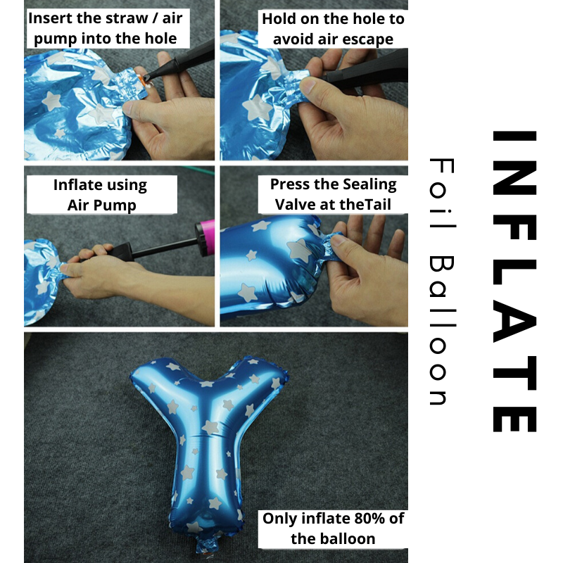 Set 5 Bong Bóng Cao Su Hình Nàng Tiên Cá