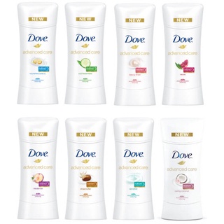 Lăn khử mùi nữ dạng sáp Dove Advanced Care Antiperspirant Deodorant Stick 74g (Mỹ)