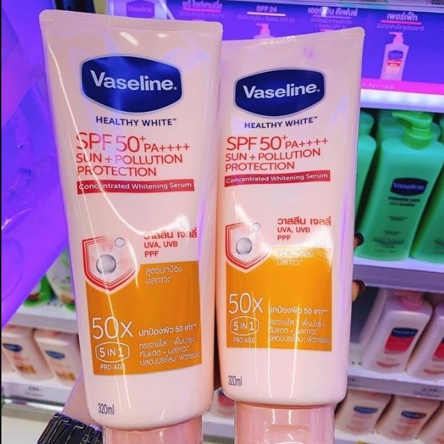 Dưỡng Thể Vaseline Trắng Da Ngày Đêm Bản Mỹ - Thái Các Loại