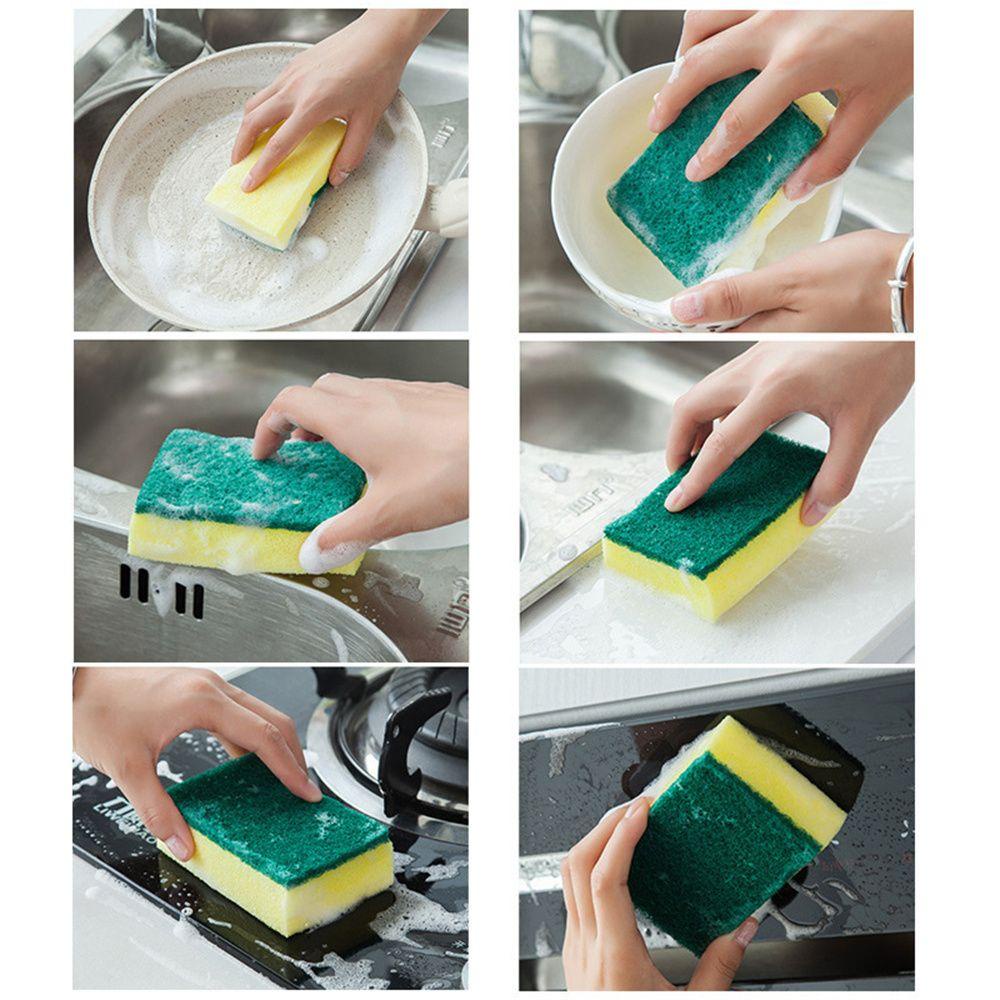 Miếng Bọt Biển Rửa Chén Chống Bám Dầu Tiện Dụng