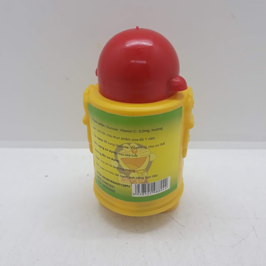 Kẹo ngậm Doremon vị cam hộp 50 viên