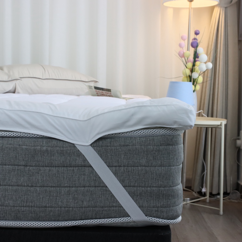 Topper nệm K-Bedding By Everon chất liệu microfiber, dày 5cm Giao màu ngẫu nhiên