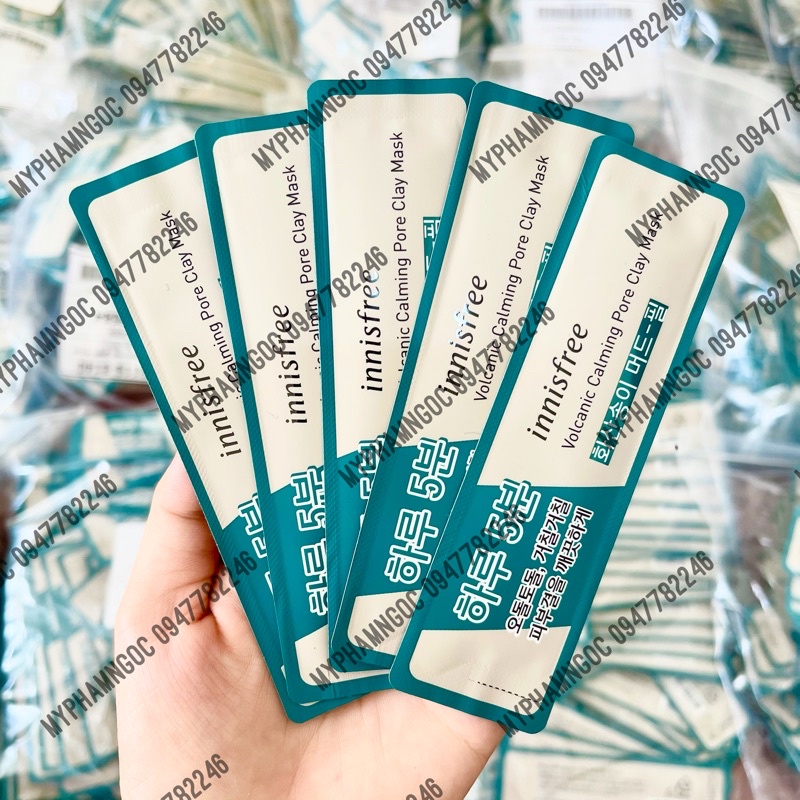 Sample [Gói] Mặt Nạ Đất Set Innisfree Volcanic Calming Pore Clay Mask | BigBuy360 - bigbuy360.vn