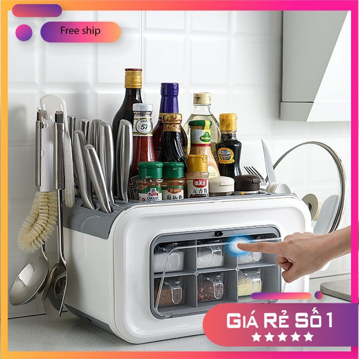 Kệ Đựng Gia Vị ⚡ 𝗙𝗥𝗘𝗘 𝗦𝗛𝗜𝗣 ⚡ Đồ Dùng Phòng Bếp Nhỏ Gọn, Tiện Lợi, Tiết Kiệm Tối Đa Không Gian màu sắc ngẫu nhiên | BigBuy360 - bigbuy360.vn