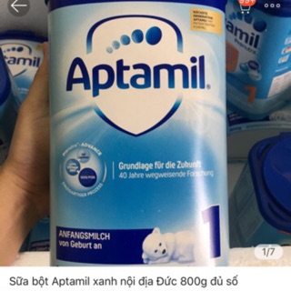 (Mẫu mới) Aptamil xanh số 1/2/3 (800gr) - nội địa Đức