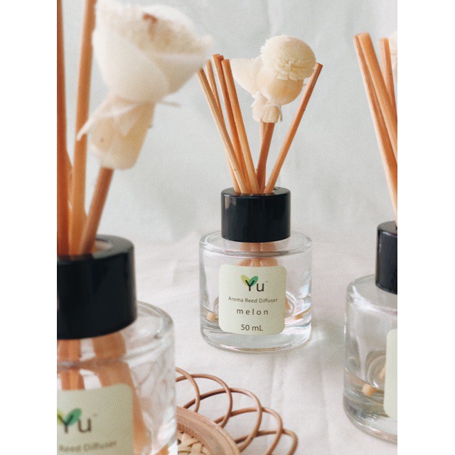 (SIZE 120ML) TINH DẦU QUE GỖ THƠM PHÒNG YU THAILAND |  YU AROMA REED DIFFUSER 120ML