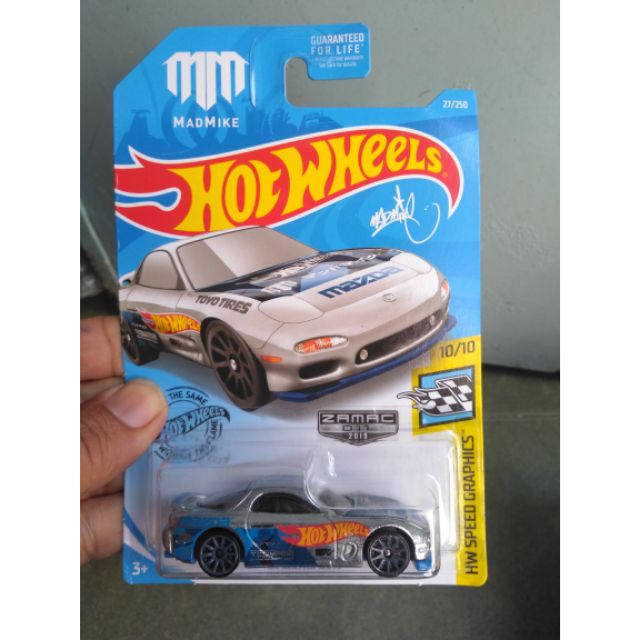 Xe Hotwheels Zamac 1995 Mazda RX-7 , hàng hiếm