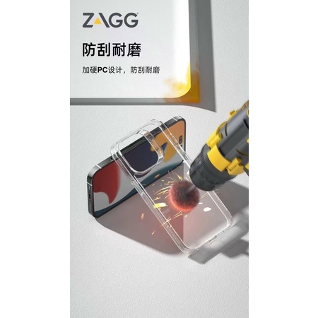 Ốp lưng ZAGG Clear Case cho iPhone 14 Plus, 14 Pro Max trong suốt chống sốc không ố màu ( Full Box )
