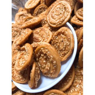 Ăn vặt 500g bánh tai heo mè loại ngon