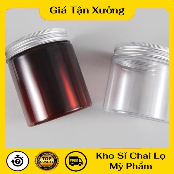 Hủ Đựng Kem ❤ TRÙM SỈ ❤ Hũ nhựa pet đựng kem 250g chiết mỹ phẩm, thực phẩm, đồ khô, ngũ cốc