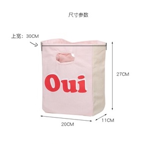 Túi Vải Canvas Dày Dặn In Chữ Phong Cách Hàn Quốc Tiện Dụng