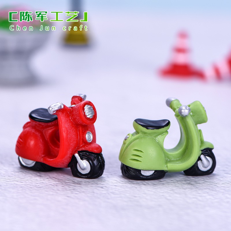 Xe máy, xe vespa , decor trang trí tiểu cảnh