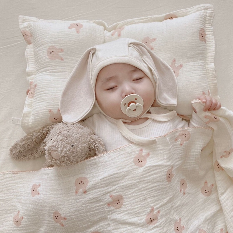 [ Boona /Mio ] gối bông, gối lõm Boona, Mio cho bé sơ sinh đến 3t không kèm chăn
