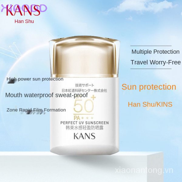 Kem Chống Nắng Uv Kans SPF50 PA+++ Hydrat Hóa Làm Trắng Da Chống Thấm Nước Và Mồ Hôi