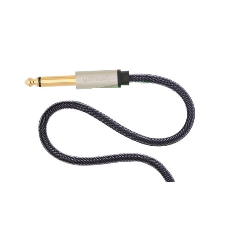 Cáp Audio 6.35mm Mono Jack Mạ Vàng Dài 2M Ugreen 10638