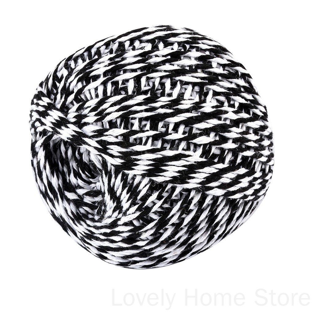 Cuộn dây cotton 1.5mm 100m đa dụng chất lượng cao dây thừng cotton màu trang trí  full color, mềm, mịn, mượt, giá tốt