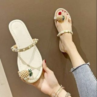 Dép xỏ ngón quả dứa siêu xinh (ảnh thật+video)