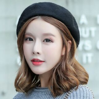 Mũ nồi beret dạ dầy (hàng đẹp)
