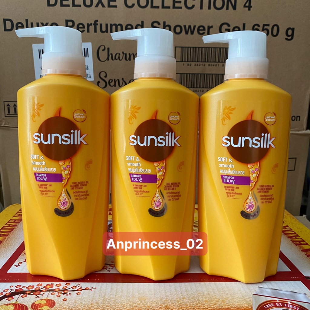 Dầu gội Sunsilk thái lan 425ml ( mầu vàng )