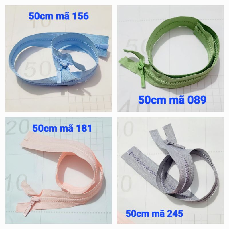 Dây Kéo Dài 50cm đuôi mở