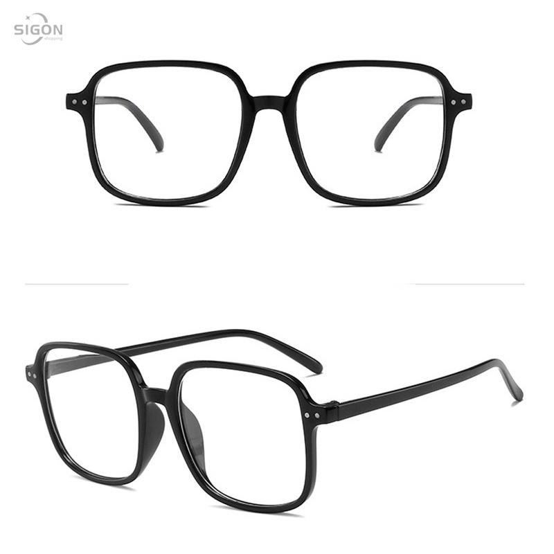 Mắt kính chống ánh sáng xanh gọng vuông cỡ lớn