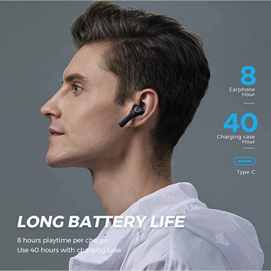 Tai Nghe True Wireless SOUNDPEATS TrueCapsule 2 - Hỗ Trợ 4 Mics/ Cổng Sạc Type-C