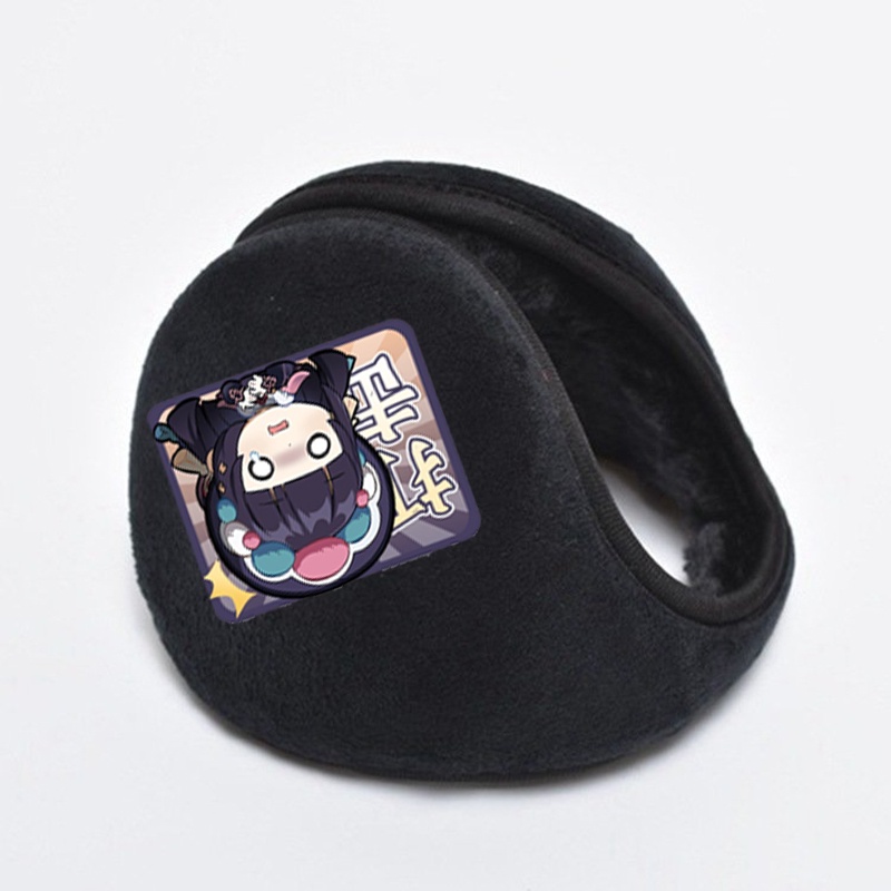Bịt chụp tai giữ ấm nam nữ GENSHIN IMPACT ver CHỮ NHẬT anime chibi thời trang
