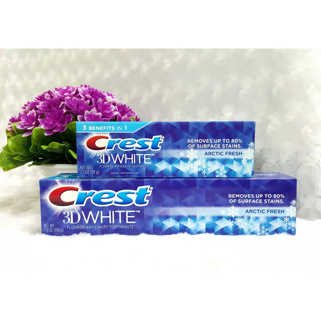 Kem đánh răng Crest 3D White Artic Fresh 198g