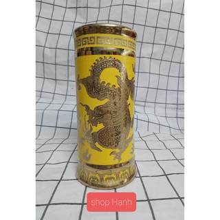 Ống đựng nhang rồng vàng cao 20 cm