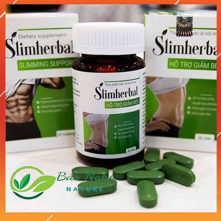 VIÊN UỐNG GIẢM CÂN SLIM HERBAL - Eo Thon Dáng Đẹp Cơ Thể Thanh Thóat Rạng Rỡ Làn Da - CHÍNH HÃNG HỘP 30 VIÊN | BigBuy360 - bigbuy360.vn