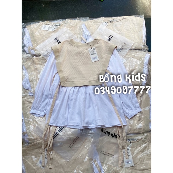 Áo Trần Trám Nữ Phối Sơ Mi ZR