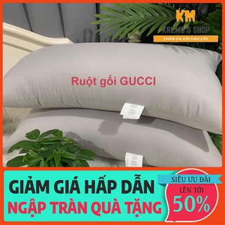 Ruột gối GUCCI Ruột gối bông gòn - Cặp ruột gối bông kháng khuẩn cao cấp kích cỡ 48 x 74 tiêu chuẩn châu Âu