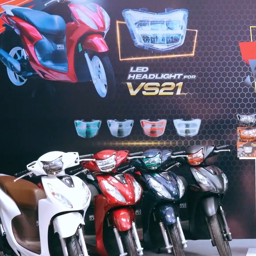 Pha LED 2 Tầng Cho Honda Vision 2021 Motor Art Chính Hãng