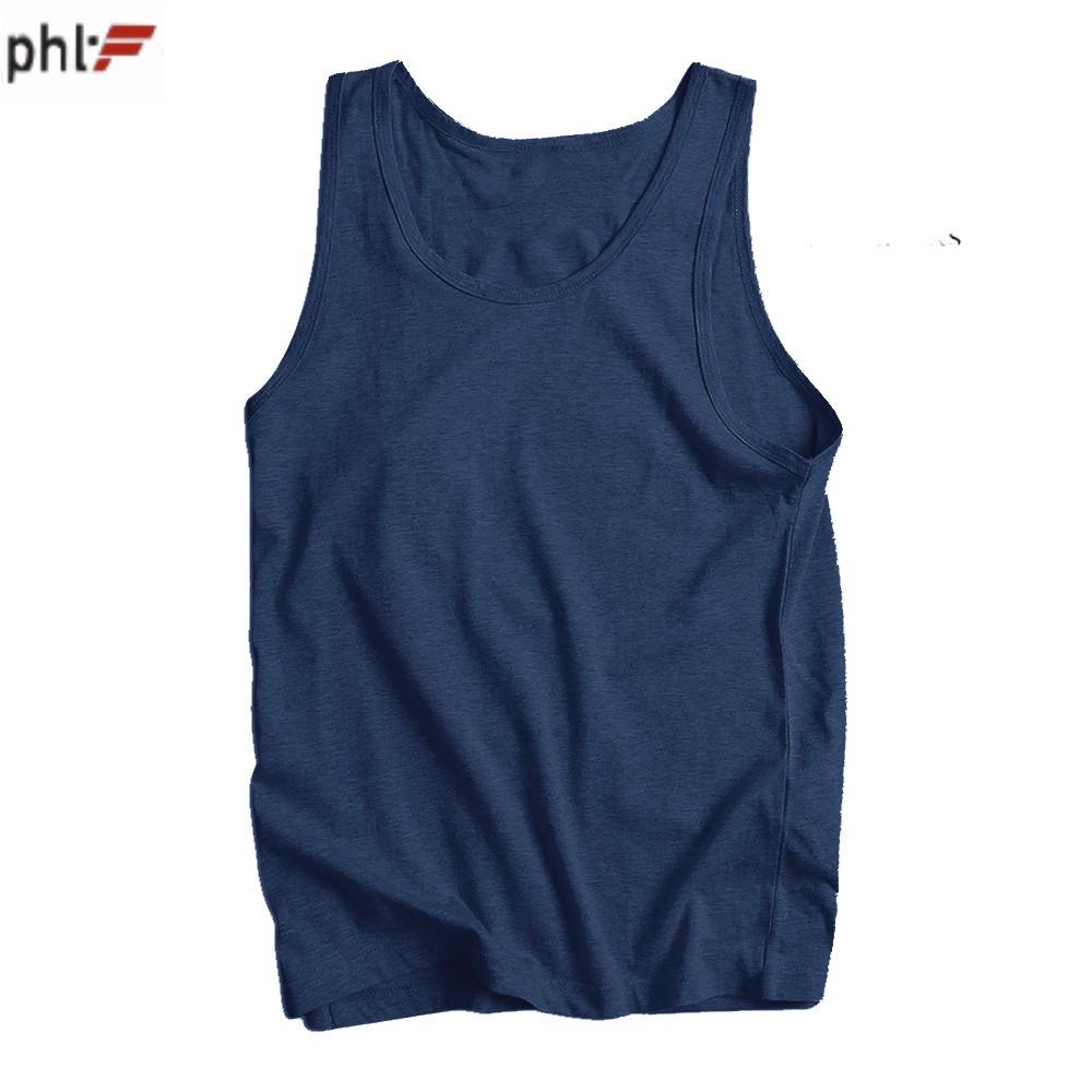 Áo thun ba lỗ nam cao cấp phlFASHION xanh đen siêu rẻ
