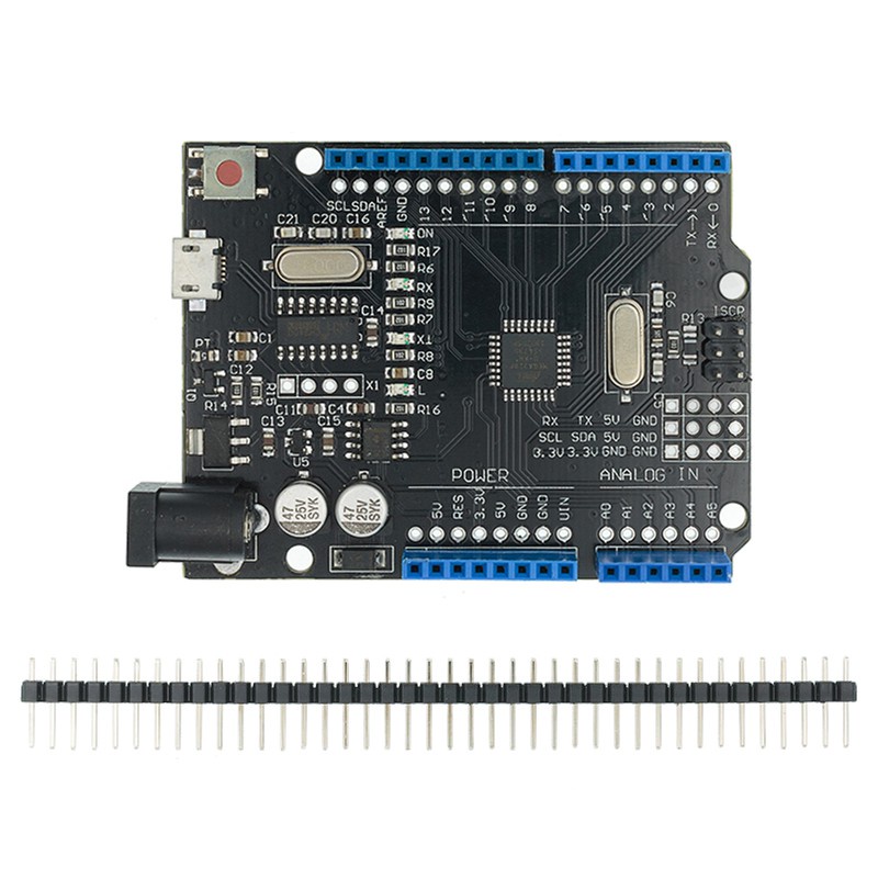 Bảng Mạch UNO R3 UNO R3 CH340G+MEGA328P/ATMEGA16U2+MEGA328P Chip 16Mhz Chuyên Dụng Cho Arduino UNO R3