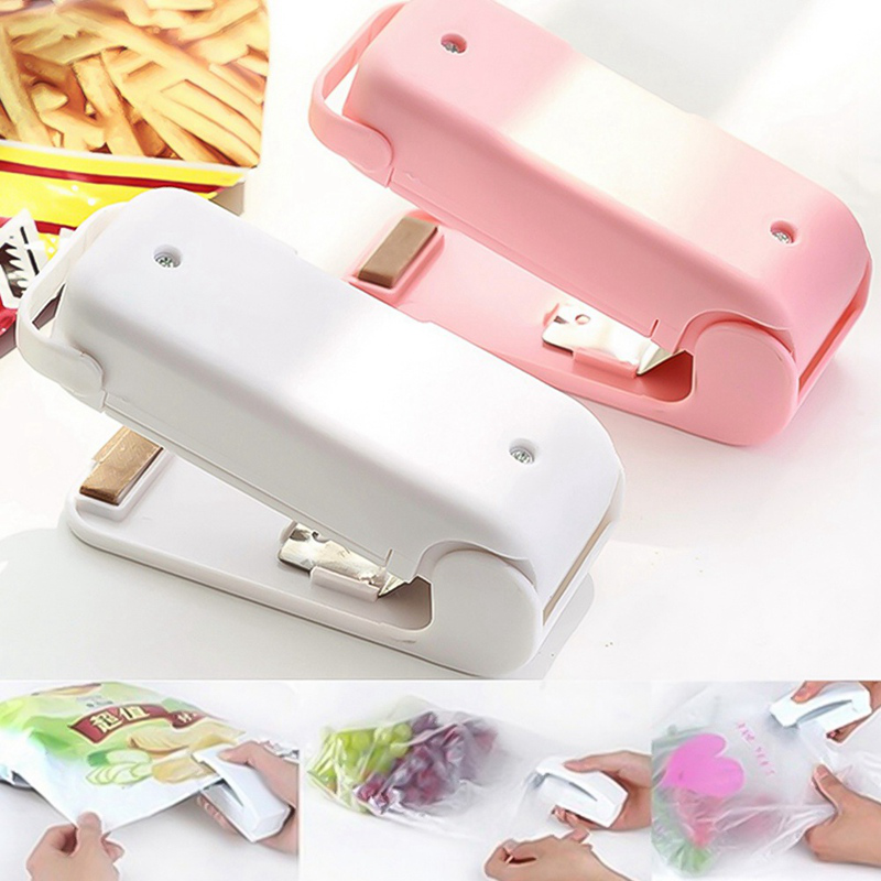 Dụng Cụ Niêm Phong Miệng Túi Mini Bằng Nhựa Tiện Dụng