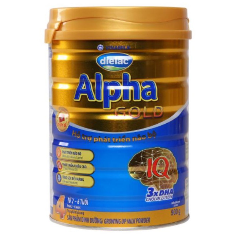Sữa Dielac Alpha Gold IQ 4 900g (từ 2-6 tuổi)