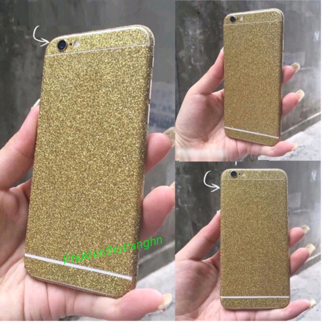 Miếng dán mặt lưng kim tuyến nhiều màu Oppo Reno 8 Reno 8 Z Reno 7 Reno 7 Z Reno 6 Reno 6 Z Reno 5 Reno 4 Reno 4 Pro