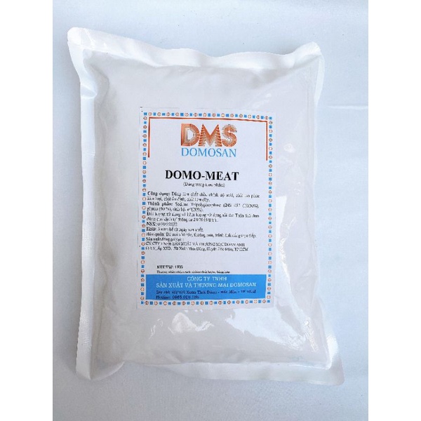 (Phụ Gia An Toàn) 1kg Phụ gia Tạo Dẻo Dai Cho Giò Chả, Chả Cá,Xúc Xích,..