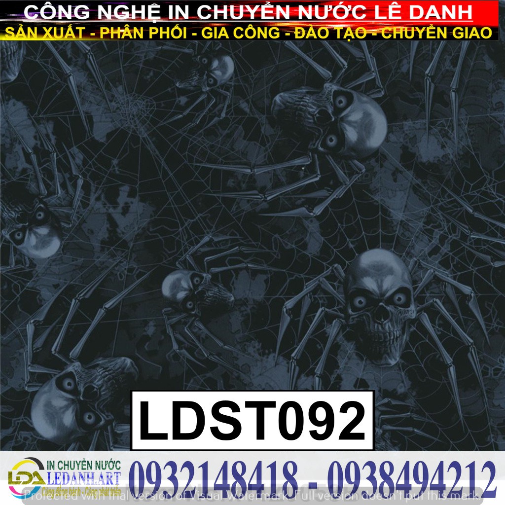 Mẫu mới film in chuyển nước trang trí đồ vật