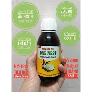 [Sản phẩm chính hãng Nguyên Sinh] Siro ăn ngon Yến Sào ONE NEST, giúp bé ăn ngon, hấp thụ tốt, hình thành hệ vi sinh.