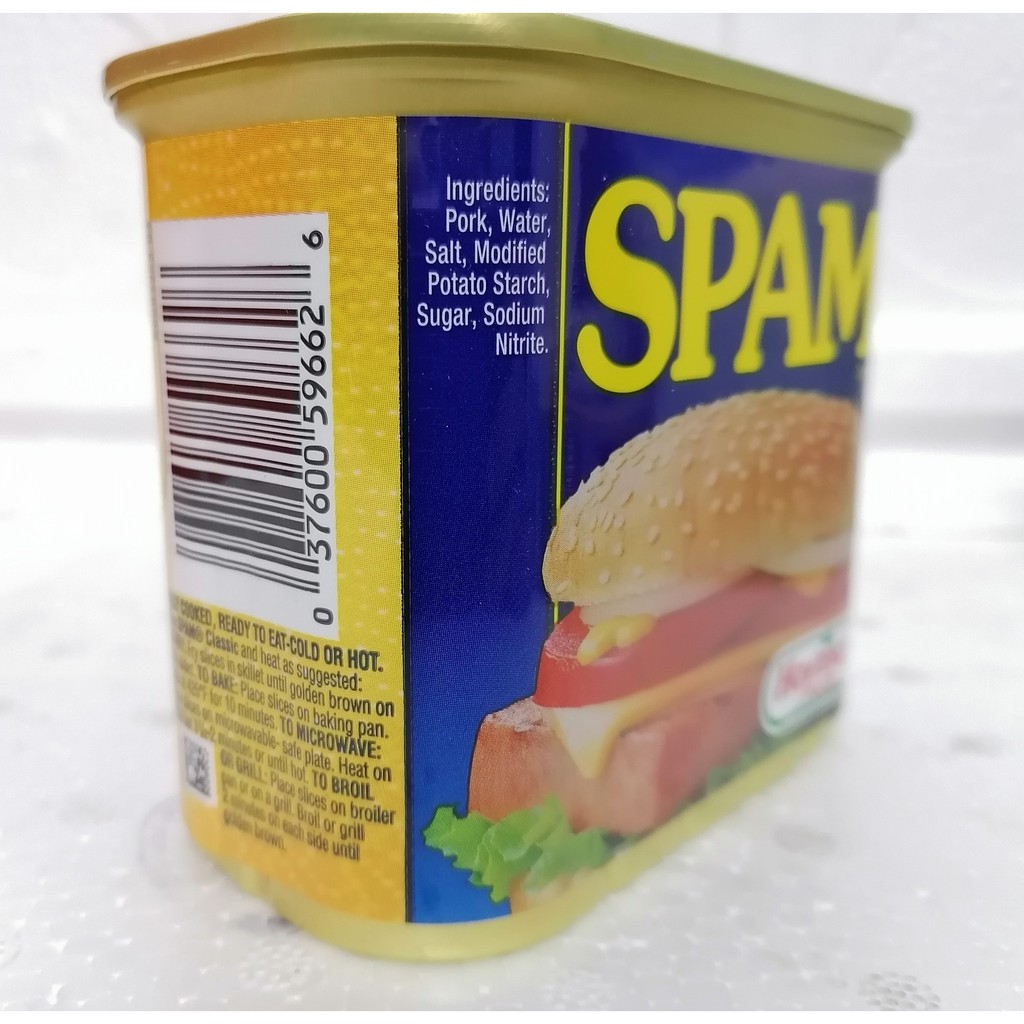 [340g] THỊT HỘP VỊ TRUYỀN THỐNG [USA] HORMEL SPAM Classic Spamluncheon Meat (ttdt-hk)