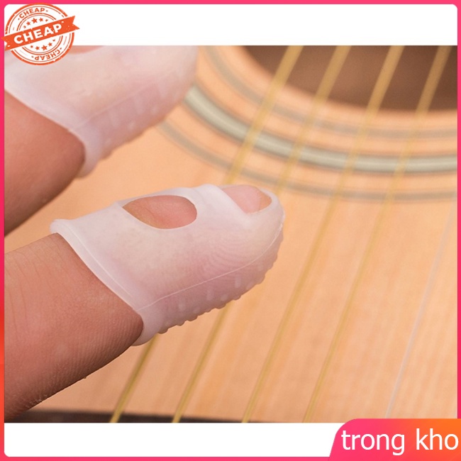 Set 5 vỏ bọc ngón tay chống trượt giảm đau khi chơi đàn guitar điện/ guitar acoustic/ ukulele