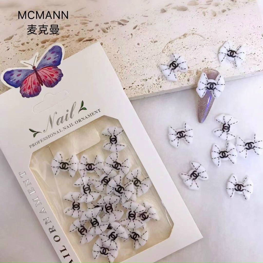 sét nơ thương hiệu trang trí móng